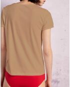 T-Shirt Qariama kaki/taupe
