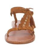 Sandales en Cuir Qarma naturel
