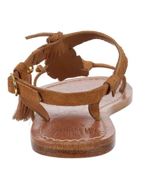 Sandales en Cuir Qarma naturel