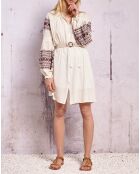 Robe Qelfin écru/off white