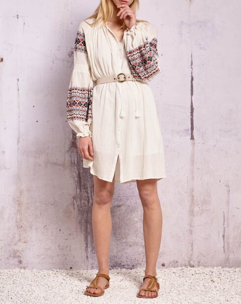 Kleid Qelfin ecru/cremefarben