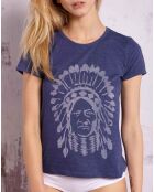 T-Shirt Qerna indigo