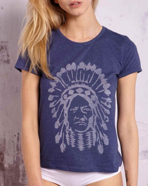 T-Shirt Qerna indigo