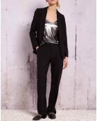 Pantalon en Laine Vierge Qesito noir