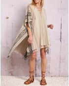 Poncho Qete beige