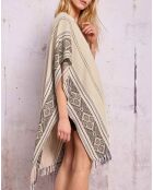 Poncho Qete beige