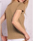 T-Shirt Qeveni kaki/taupe