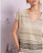 Top Qezon beige