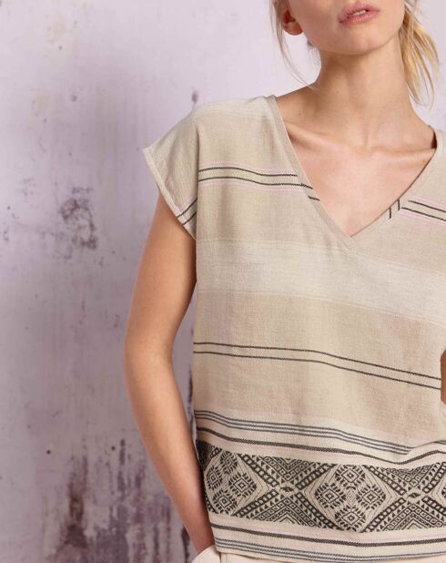 Top Qezon beige