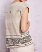 Top Qezon beige