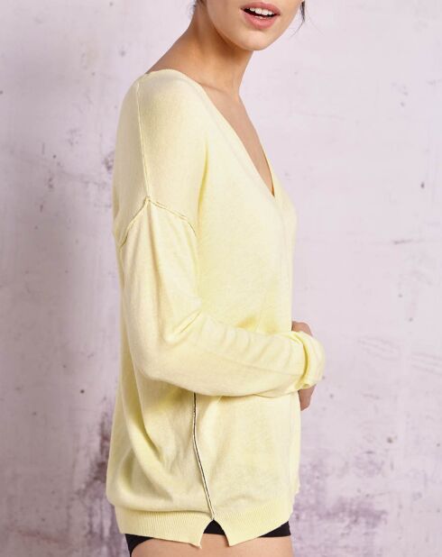 Pull Qitery jaune