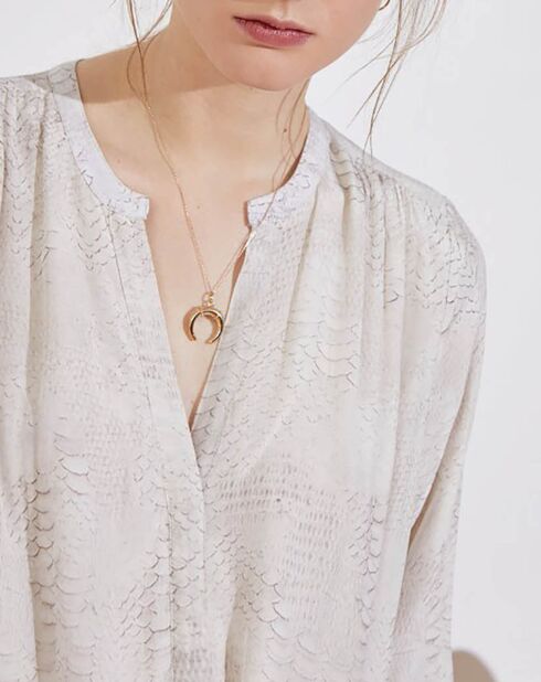 Weihnachtsmannkleid ecru/cremefarben