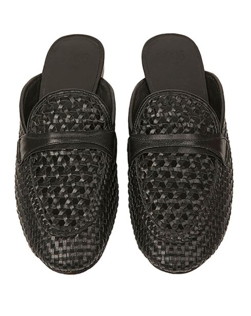 Mocassins en Cuir Sultan noirs