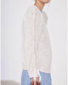 Pull en Coton & Lin Sybille écru/off white