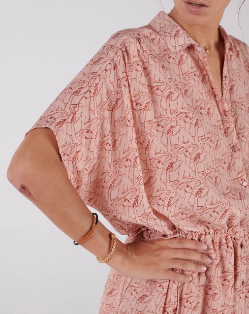 Robe Dalhia écru/off white