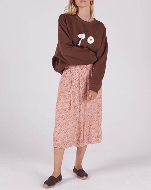 Ecru/gebroken witte rok Dwayne