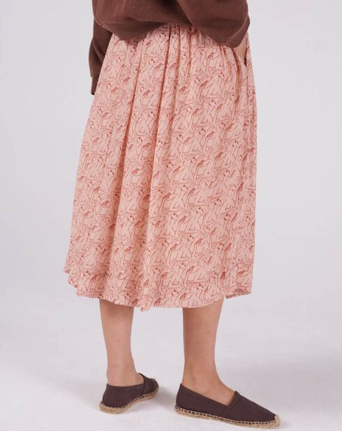 Ecru/gebroken witte rok Dwayne