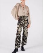 Pantalon Calix beige/noir