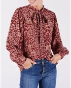 Blouse Cannes framboise