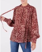 Blouse Cannes framboise
