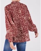 Blouse Cannes framboise