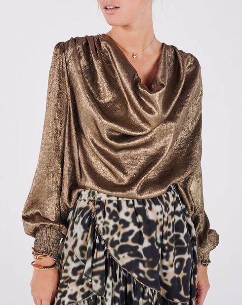 Goldenes Cansu-Oberteil