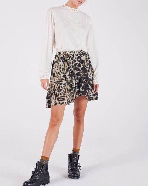 Jupe Caracas beige/noir