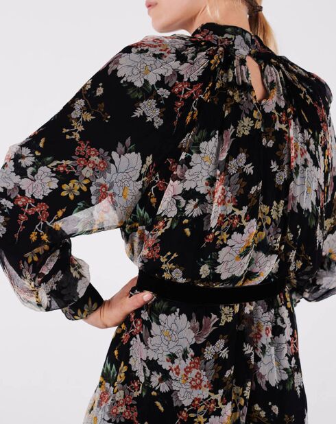 Robe Chiara imprimée noire