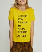 T-Shirt Dina jaune