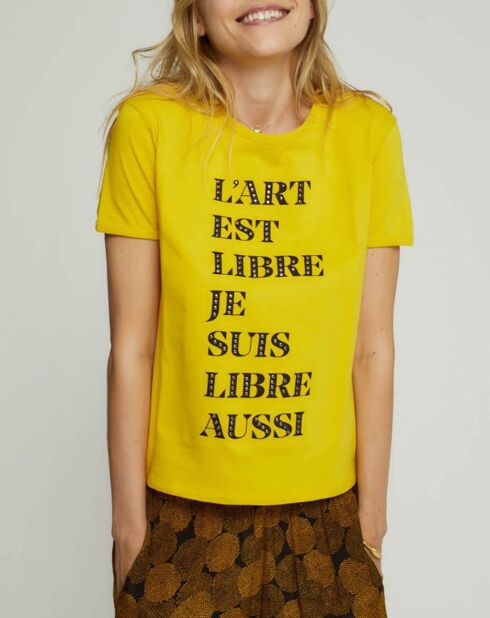 T-Shirt Dina jaune