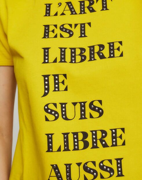 T-Shirt Dina jaune