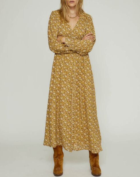 Schokoladenfarbenes Eclair-Kleid