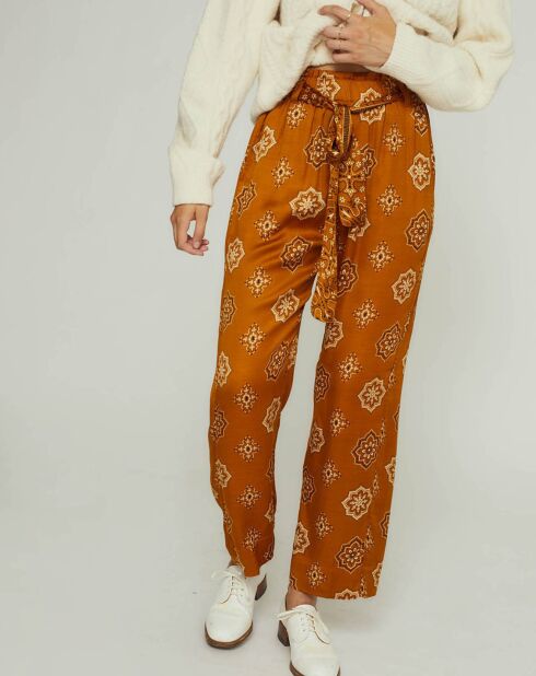 Pantalon Eliot camel