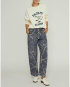 Pantalon English bleu gris