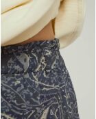 Pantalon English bleu gris