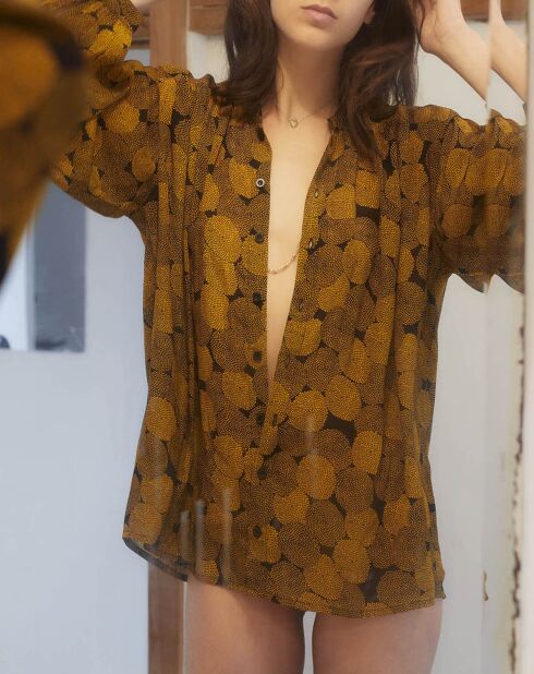 Chemise Episode noir/marron