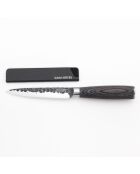 Coffret couteau office Rétro noir - D.23 cm