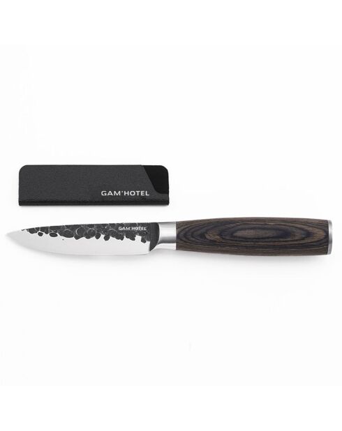 Coffret couteau légume Rétro noir - D.20.5 cm