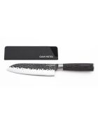 Coffret couteau santoku Rétro noir - D.29.5 cm