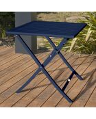 Gartenset Marius TB70 Klapptisch + 2 Marius CP Klappstühle marine - 70x70x73 cm