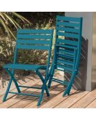 Gartenset Marius TB70 Klapptisch+2 Marius CP zusammenklappbare Entenstühle - 70x70x73 cm