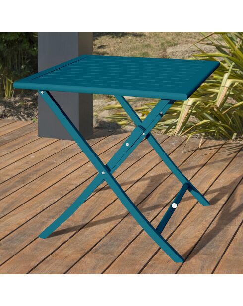 Gartenset Marius TB70 Klapptisch+2 Marius CP zusammenklappbare Entenstühle - 70x70x73 cm