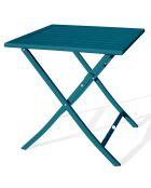 Marius Klapptisch Entenblau - 70x70x73 cm