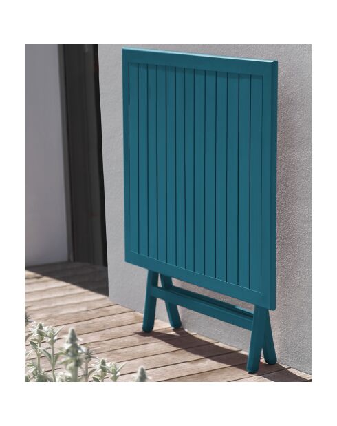 Marius opvouwbare tuintafel eend blauw - 70x70x73 cm