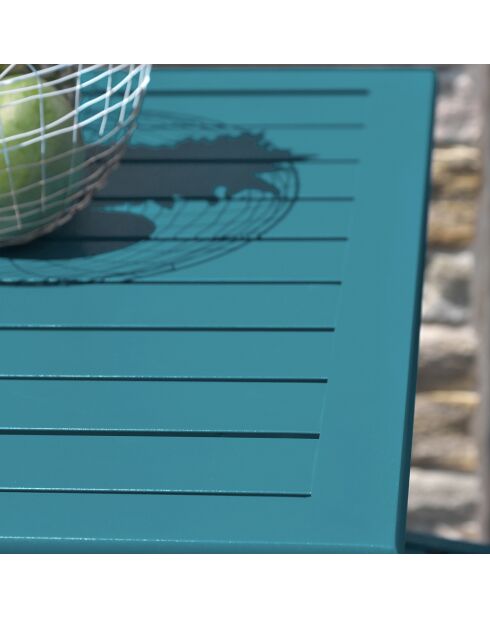 Marius opvouwbare tuintafel eend blauw - 70x70x73 cm