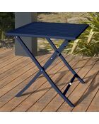Marius opvouwbare tuintafel nachtblauw - 70x70x73 cm