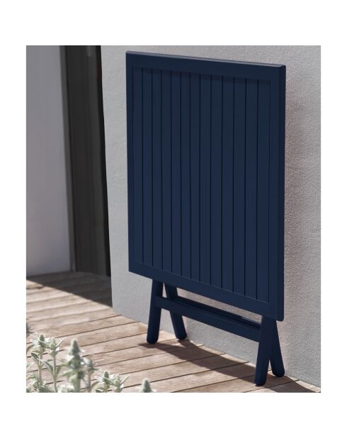 Marius opvouwbare tuintafel nachtblauw - 70x70x73 cm