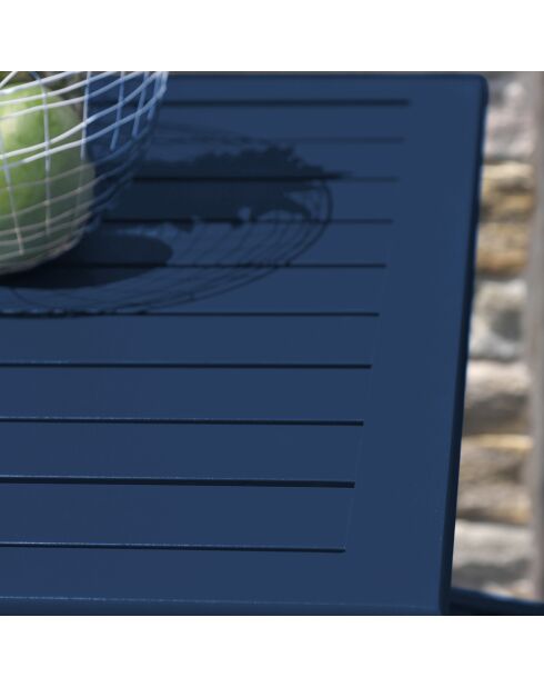 Marius opvouwbare tuintafel nachtblauw - 70x70x73 cm