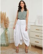 Top 100 Linen Lisane khaki