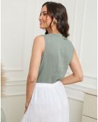 Top 100 Linen Lisane khaki